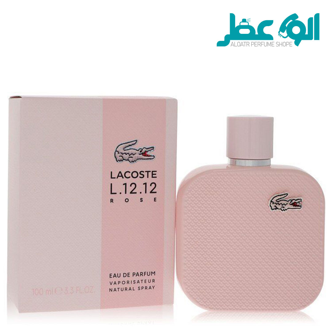 عطر لاگوست صورتی رز زنانه | Lacoste L.12.12 Rose For Her